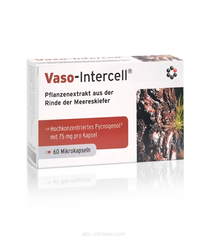 Vaso-Intercell ,Pycnogenol na poprawę pamięci 60 kaps