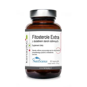 Fitosterole EXTRA prawidłowy poziomu cholesterolu -sterole roślinne 60 kaps