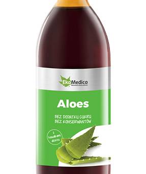 Aloes z miąższem 99,8%- EkaMedica -0,5l