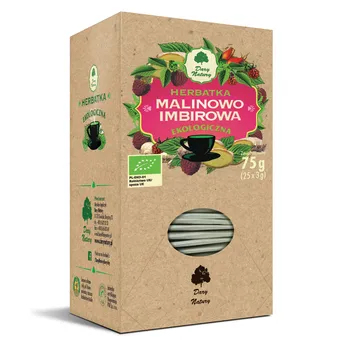 Herbatka Malinowo - Imbirowa BIO fix 25*3g DARY NATURY