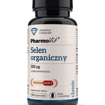 Selen organiczny L-selenometionina 300 ug 60 kaps | Classic Pharmovit
