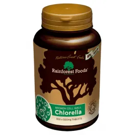 Chlorella  BIO  Rainforest  Foods  (300  tabletek  x  500  mg) 