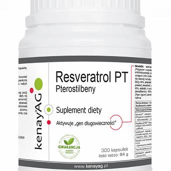Resveratrol PTPTEROSTILBENY KenayAg 300 kaps.