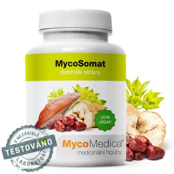 MycoSomat mieszanka grzybów witalnych na uspokojenie - MycoMedica 90 kaps