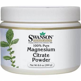 Cytrynian Magnezu - 100% czystości SWANSON 244g