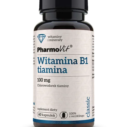 B1 tiamina 100 mg 60 kaps Pharmovit