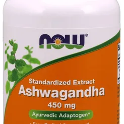 Ashwagandha Extract, 450mg  Now Foods -180 vkaps.