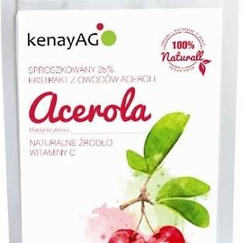 ACEROLA 25% - sproszkowany ekstrakt z owoców aceroli - Kenay 100 g