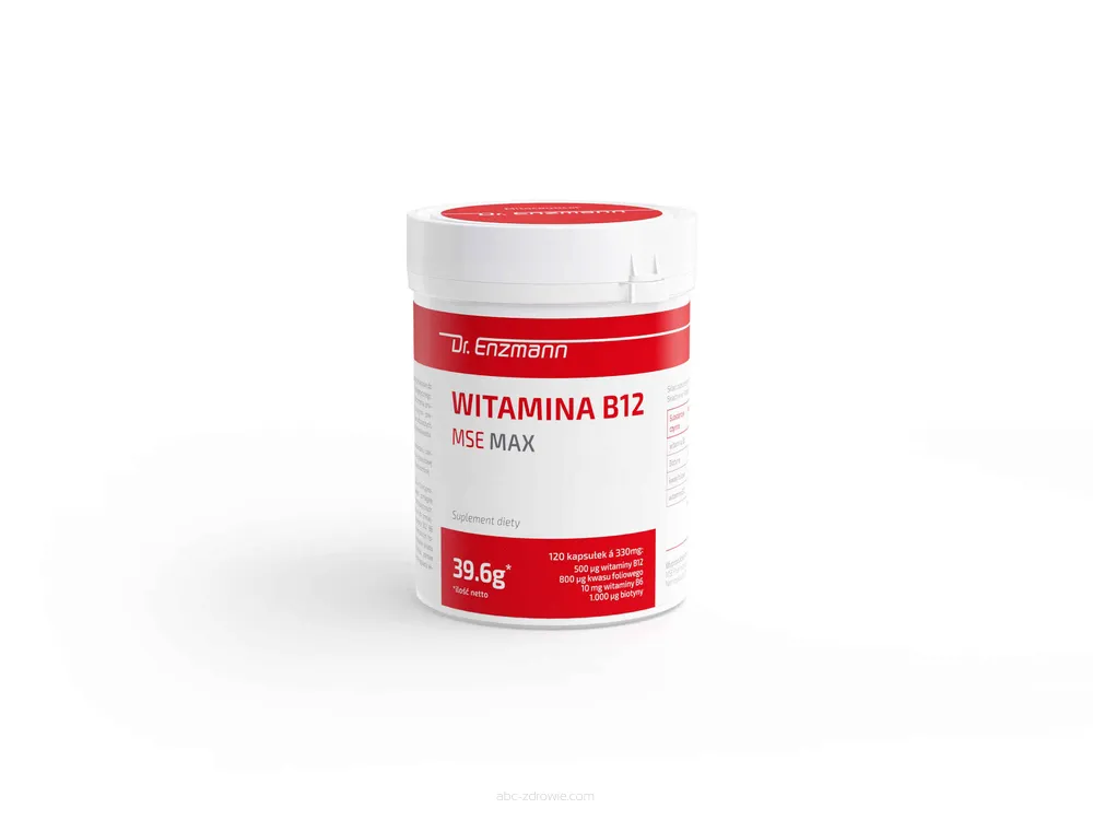 Witamina B12 MSE Max- 500 uq-dr.Enzmann-120 kaps