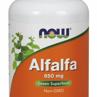 Alfalfa,Lucerna  650mg - Now Foods 250 tab.