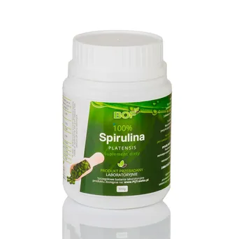 100% Spirulina Platensis 300g (200mg, 1500 tabl.) BOF