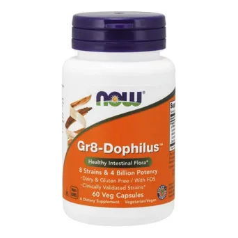 Probiotyk Gr8-Dophilus 60 kaps. NOW Foods