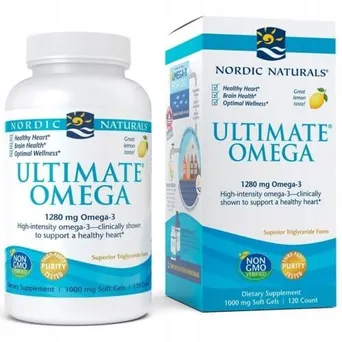 Ultimate Omega-3 1280mg Cytrynowy Nordic Naturals 120 kaps