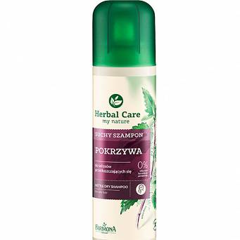HERBAL CARE Suchy szampon POKRZYWA (włosy przetłuszcające się) 180ml