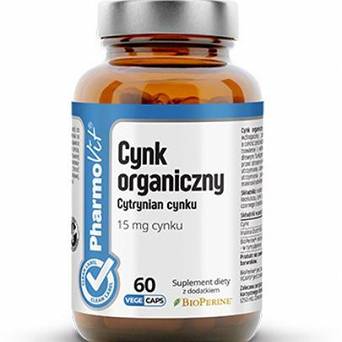 Cynk organiczny ,Cytrynian cynku Pharmovit 60 kaps.