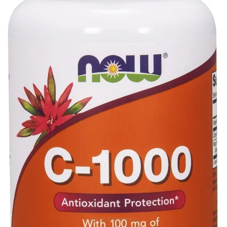 Witamina C-1000 z Bioflawonoidy Now Foods 100 kaps. 