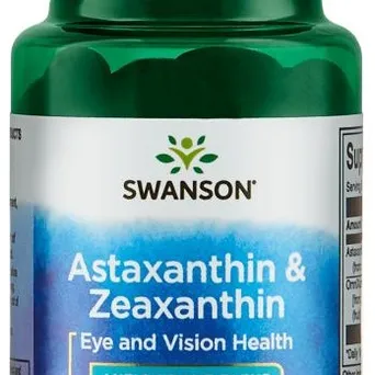 Astaksantyna i Zeaxanthin - 60 kapsułki żelowe SWANSON