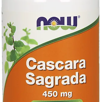 NOW FOODS Cascara Sagrada 450mg, 100vcaps.