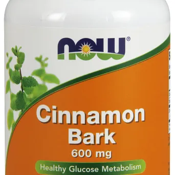 Cinnamon Bark, 600mg - 120 kaps. Now Foods
