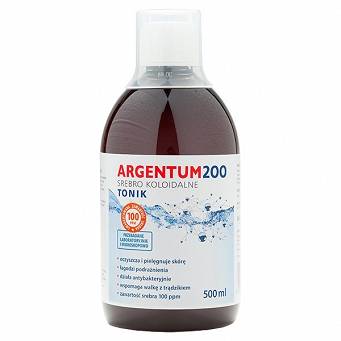 Argentum200 (100 ppm) Srebro Koloidalne (500ml)