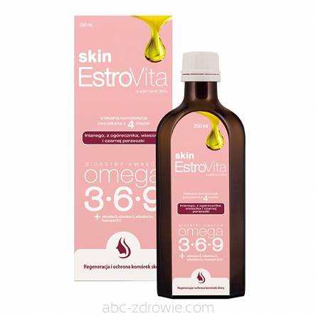 EstroVita Skin, estry kwasów Omega 3-6-9, 250 ml