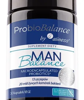 Probiotyk dla mężczyzn ProbioBALANCE,20 mld. x 30 vege kaps..