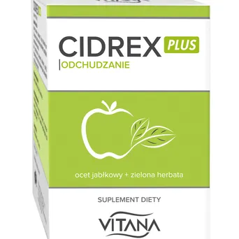 Cidrex Plus ocet jabłkowy w tabletkach na odchudzanie 80 tab.