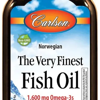 Najwyższej Jakości Olej Rybi o Smaku Pomarańczowym Carlson Labs - 200 ml. 