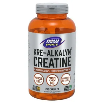 Kre-Alkalyn Kreatyna - 240 kaps. Now Foods