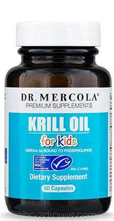 Olej z kryla dla dzieci DR. Mercola 60 kaps.