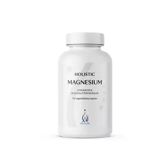 Magnez organiczny Magnesium 120mg-Holistic 90 kaps.