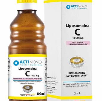Liposomalna Witamina C 1000mg ACTINOVO bez alkoholu - 100ml (20 dni)