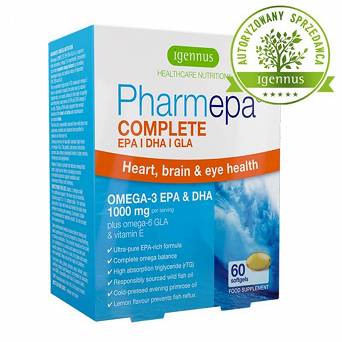 Pharmepa Complete Omega-3 + witamina E Igennus 60 kaps.