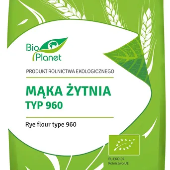 Mąka żytnia typ 960 BIO 1kg Bio Planet