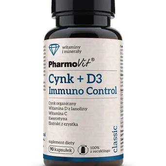 Cynk+D3 Immuno Control 90 kaps | Classic Pharmovit
