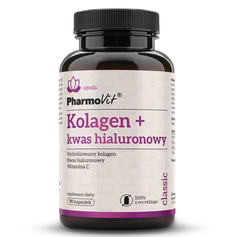 Kolagen + kwas hialuronowy 90 kaps Pharmovit