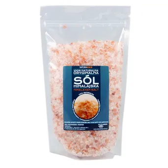 Sól himalajska różowa GRUBA 1kg NATURAMED