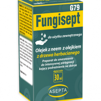 Fungisept G79 - olejek z neem i z drzewa herbacianego -ASEPTA 30ml 