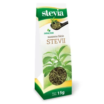 Stevia suszone liście 15g ZIELONY LISTEK