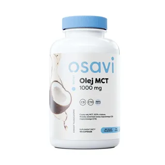 Olej MCT - Osavi-1000mg - 180 kaps 