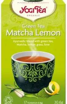 Zielona Matcha z cytryną GREEN TEA MATCHA LEMON YOGI TEA