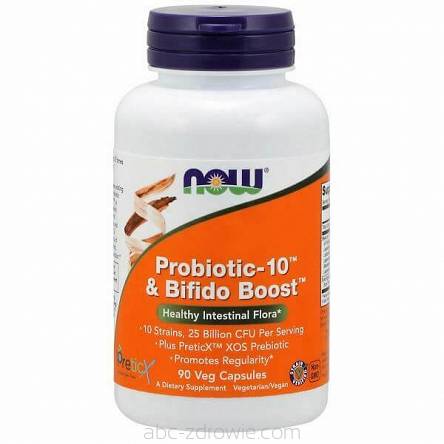 Now Foods Probiotic-10 & Bifido Boost - 90 kaps.