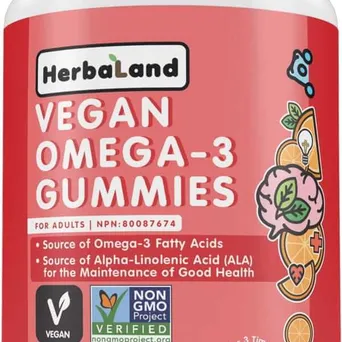 Omega 3 dla vegan żelki Herbaland 90 szt.