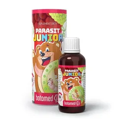 Parasit Junior liposomowy ekstrakt ziołowy na odrobaczanie dzieci Botamed 50 ml