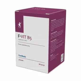 F-VIT B5 w proszku, kwas pantotenowy, Formeds 60 porcji