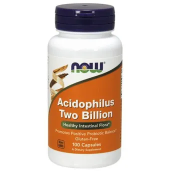 Probiotyk Acidophilus Two Billion - Now Foods 100 kaps.
