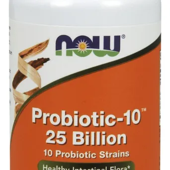 Probiotic-10, 25 Billion Now Foods 100 vege kaps Now Foods