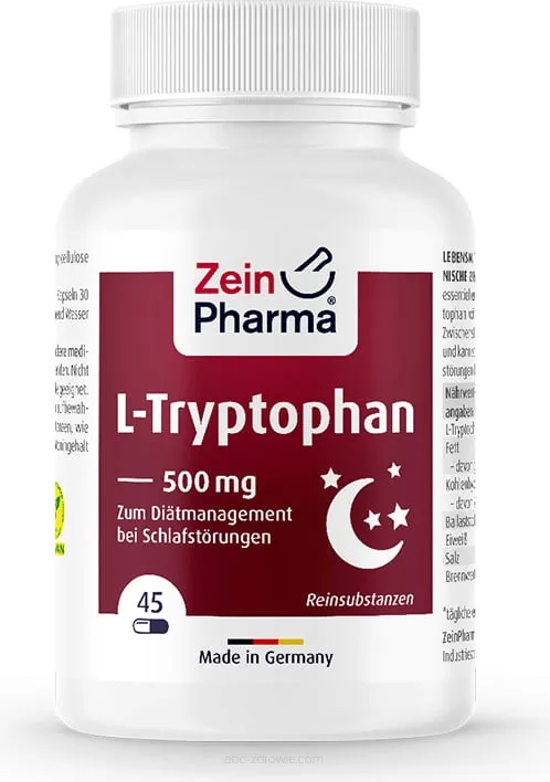 Tryptofan, 500mg - 45 vkaps. Zein Pharma