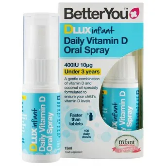 DLux Infant Daily Witamina D Oral Spray - 15 ml. BetterYou