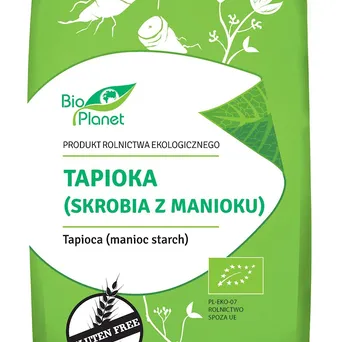 Tapioka (skrobia z Manioku) bezglutenowa BIO 400g Bio Planet